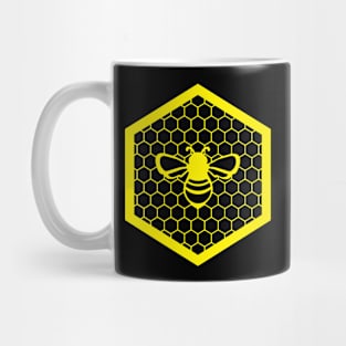 Honey bee Honey comb Mug